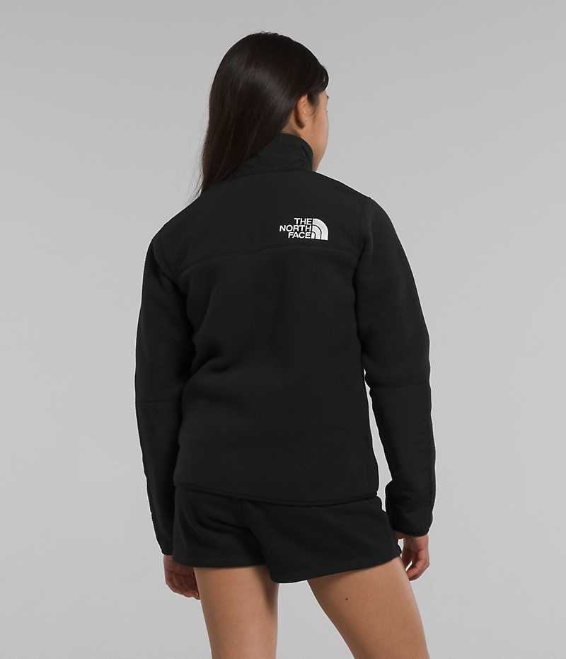 Girls' The North Face Denali Fleece Jacket Black | CANADA AHOJCE