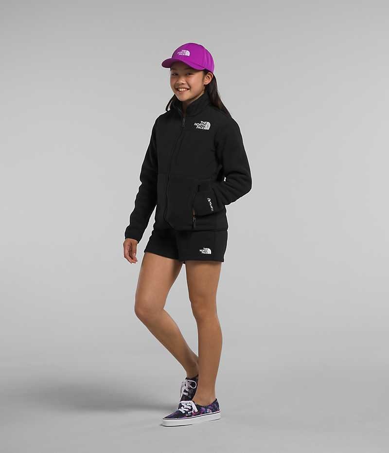 Girls' The North Face Denali Fleece Jacket Black | CANADA AHOJCE