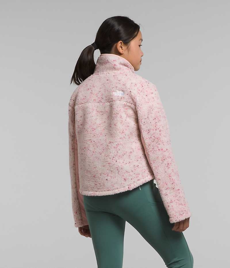 Girls' The North Face Fleece Mashup Fleece Jacket Pink | TORONTO RACIEZ