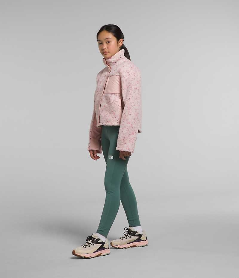 Girls' The North Face Fleece Mashup Fleece Jacket Pink | TORONTO RACIEZ