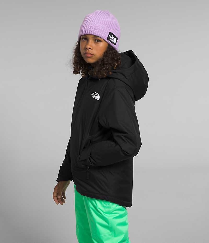 Girls' The North Face Freedom Insulated Jacket Black | OTTAWA RXEGDT