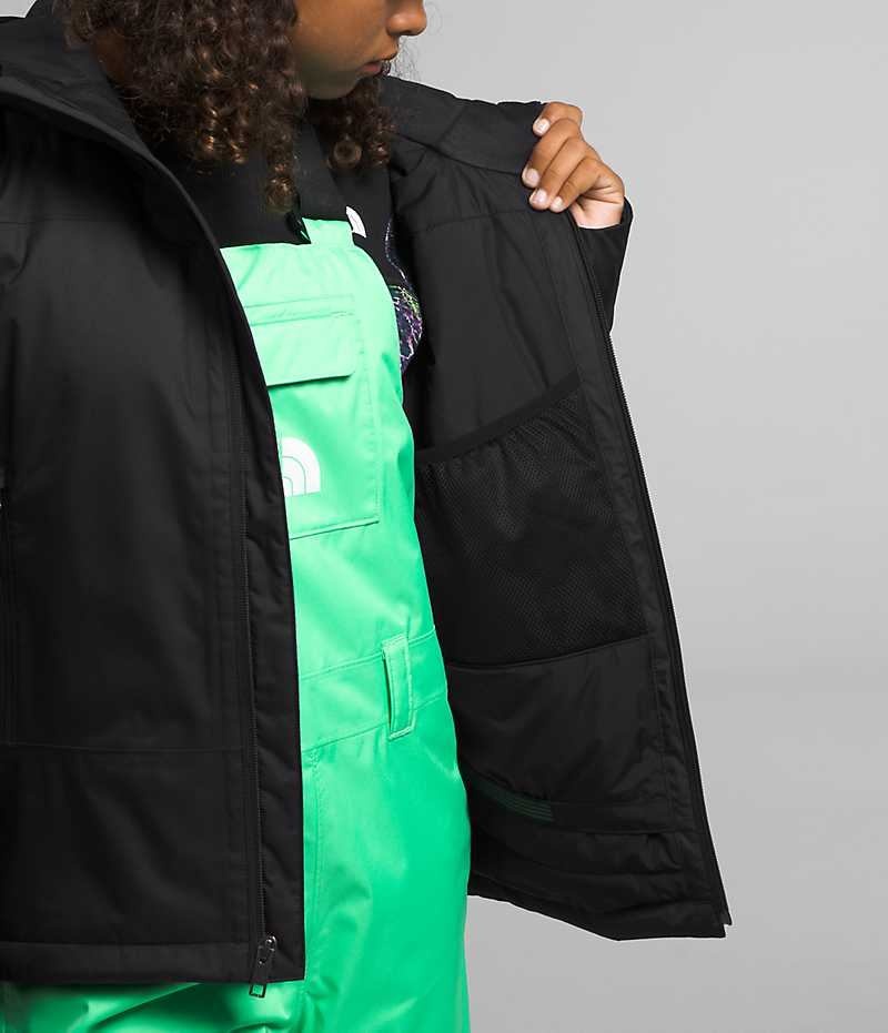 Girls' The North Face Freedom Insulated Jacket Black | OTTAWA RXEGDT