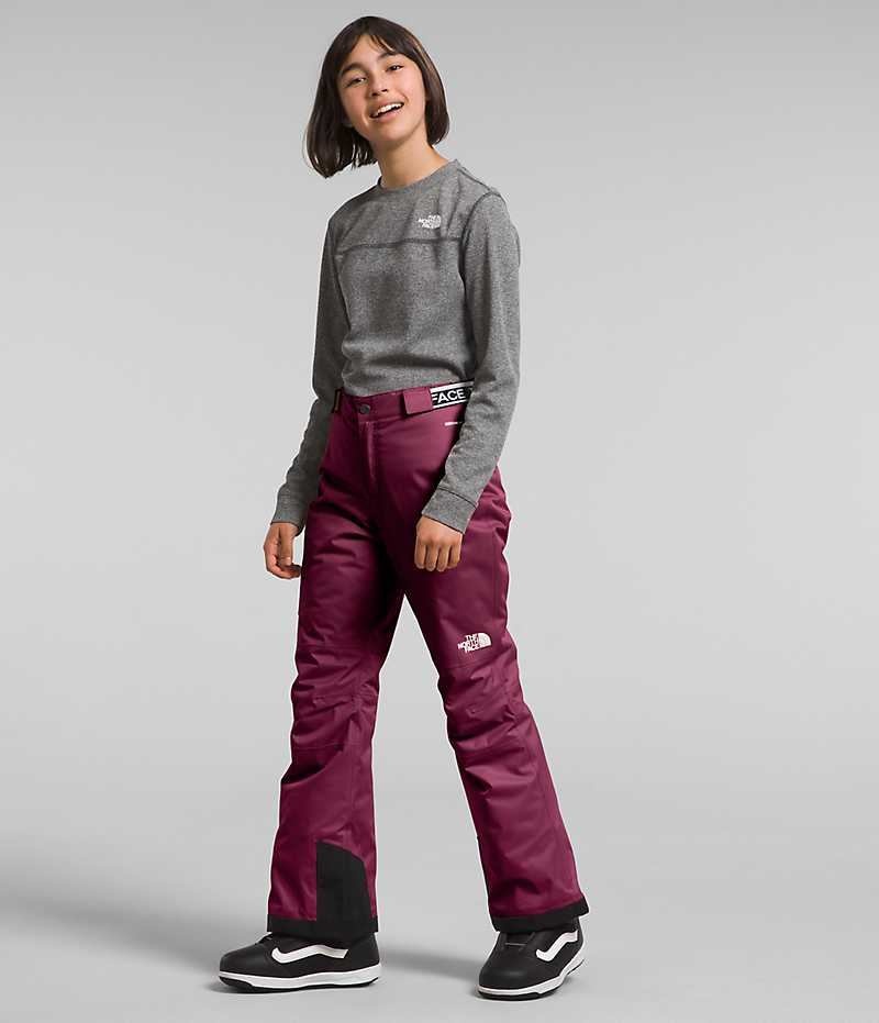 Girls' The North Face Freedom Insulated Pants Fuchsia | CANADA QEBIVZ