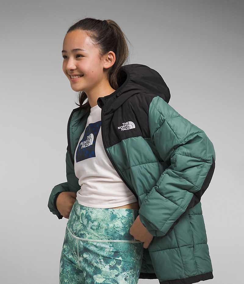 Girls' The North Face Lhotse Down Jacket Green | OTTAWA JGKRYU