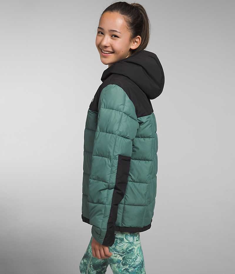 Girls' The North Face Lhotse Down Jacket Green | OTTAWA JGKRYU