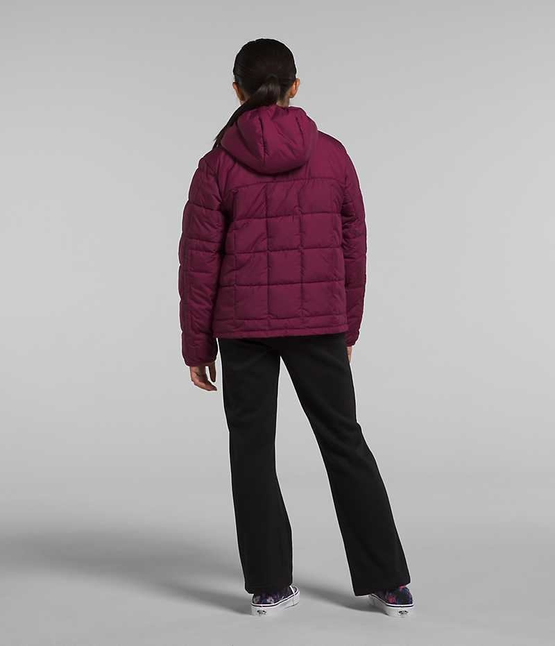 Girls' The North Face Lhotse Down Jacket Burgundy | TORONTO CEQTXH