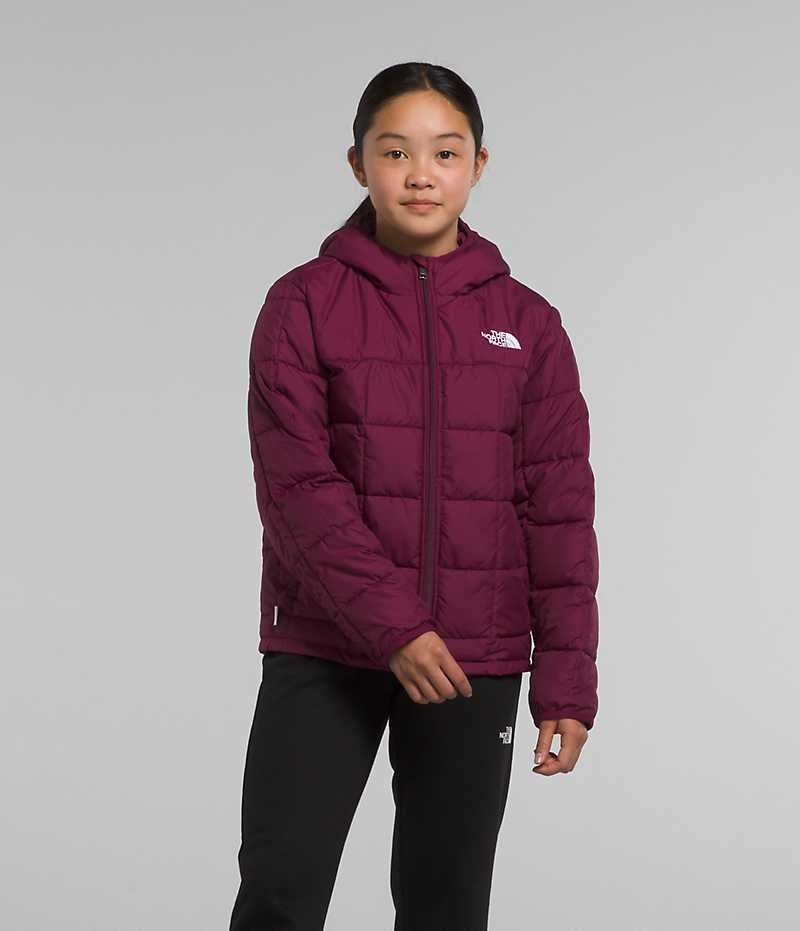 Girls\' The North Face Lhotse Down Jacket Burgundy | TORONTO CEQTXH