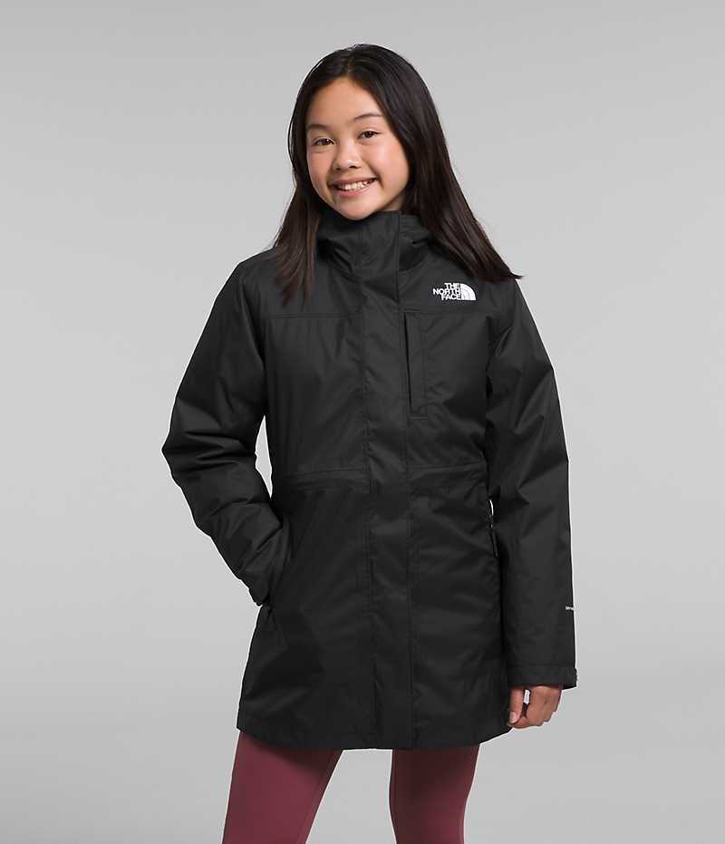 Girls\' The North Face North Triclimate® Down Jacket Black | TORONTO KRBMPJ