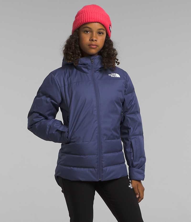 Girls\' The North Face Pallie Down Jacket Blue | CANADA LPTFEY