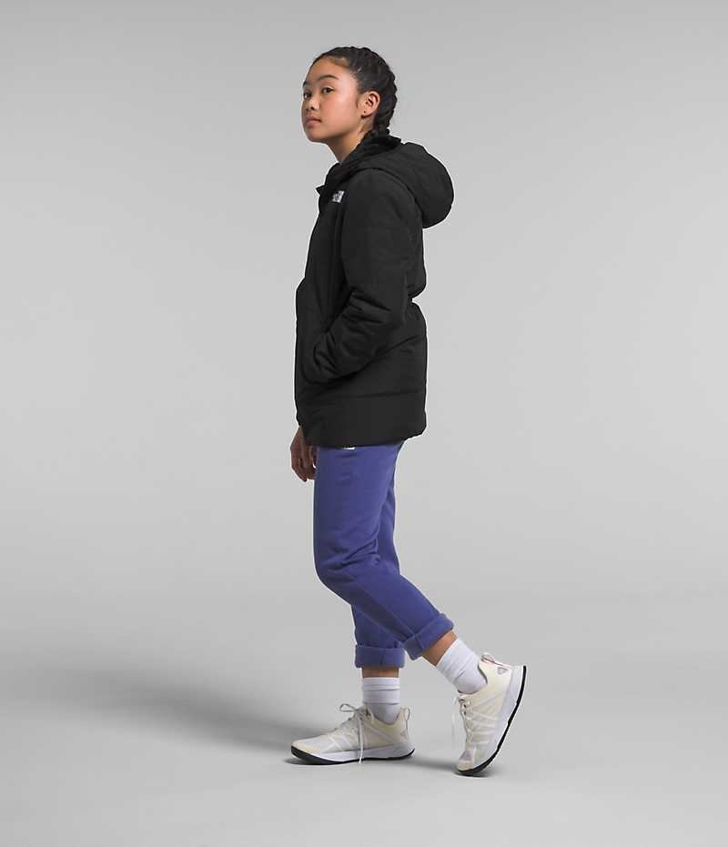 Girls' The North Face Reversible Mossbud Parka Black | CANADA PKDRVC