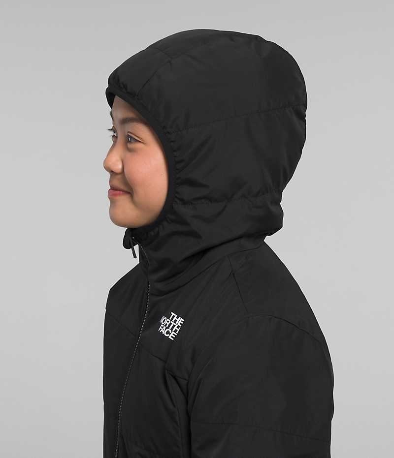 Girls' The North Face Reversible Mossbud Parka Black | CANADA PKDRVC