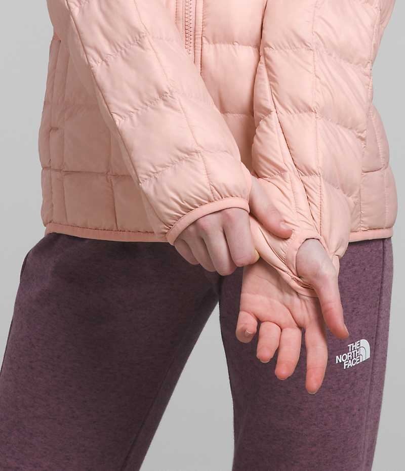 Girls' The North Face ThermoBall™ Hooded Down Jacket Pink | OTTAWA AYRBLG