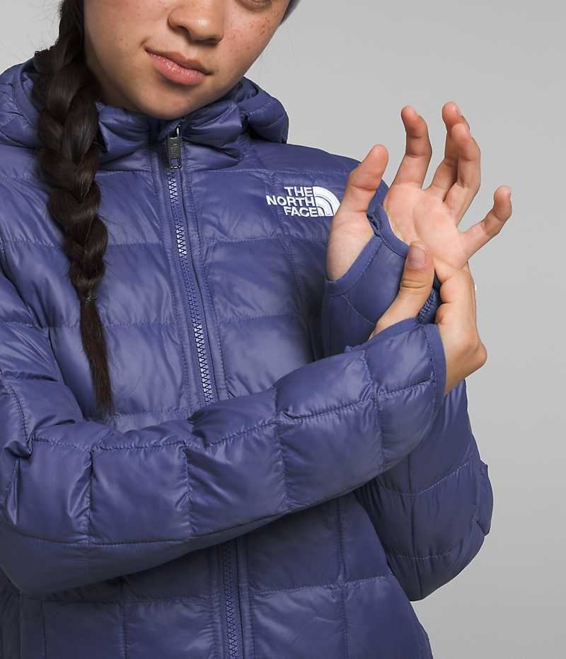 Girls' The North Face ThermoBall™ Hooded Down Jacket Blue | TORONTO WEMJFL