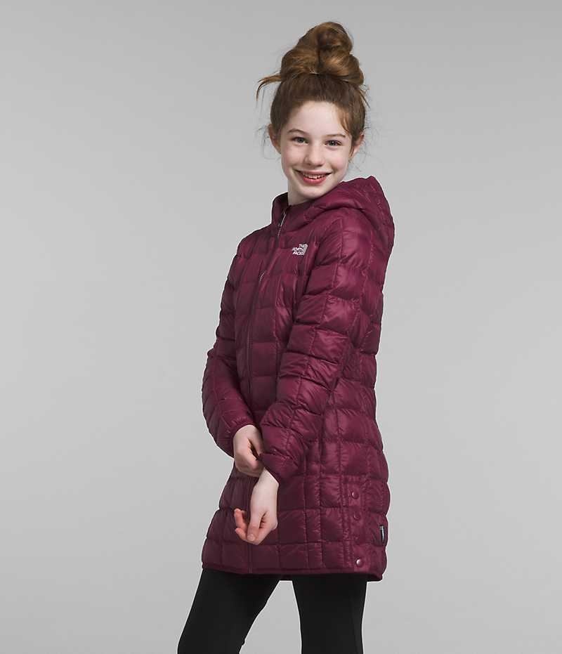 Girls' The North Face ThermoBall™ Parka Burgundy | CANADA IFJVXP