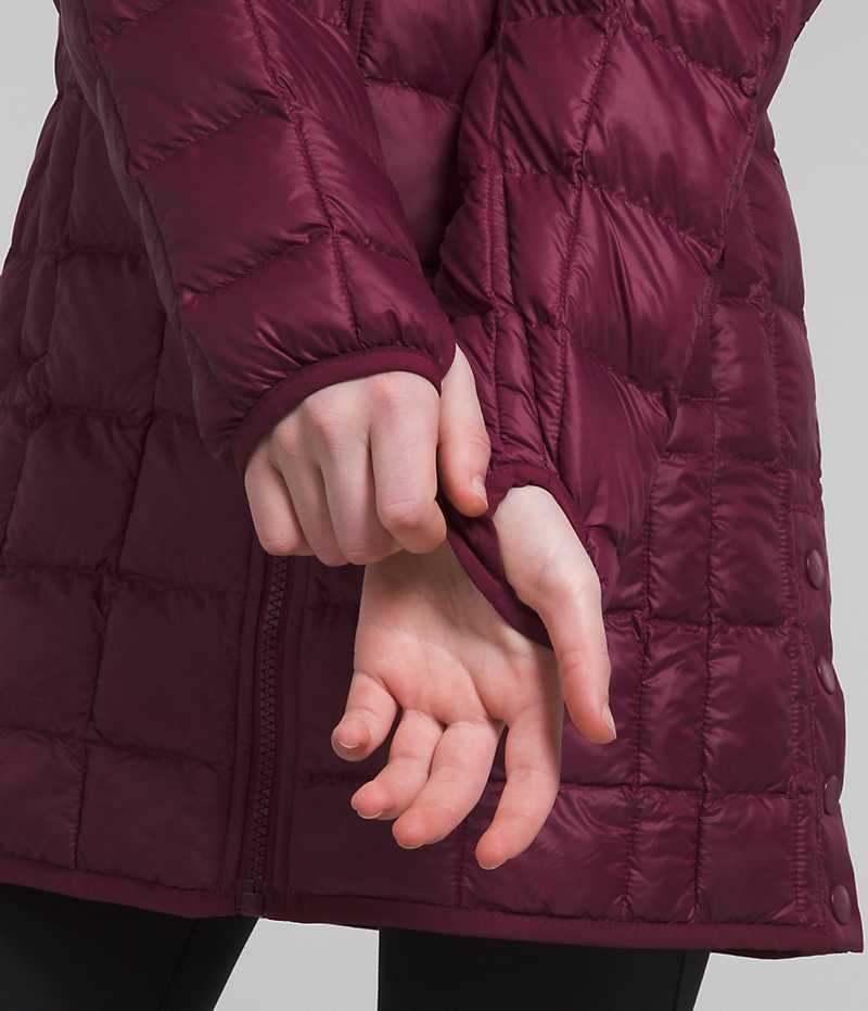 Girls' The North Face ThermoBall™ Parka Burgundy | CANADA IFJVXP