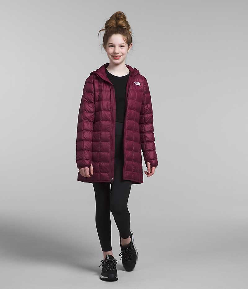 Girls\' The North Face ThermoBall™ Parka Burgundy | CANADA IFJVXP