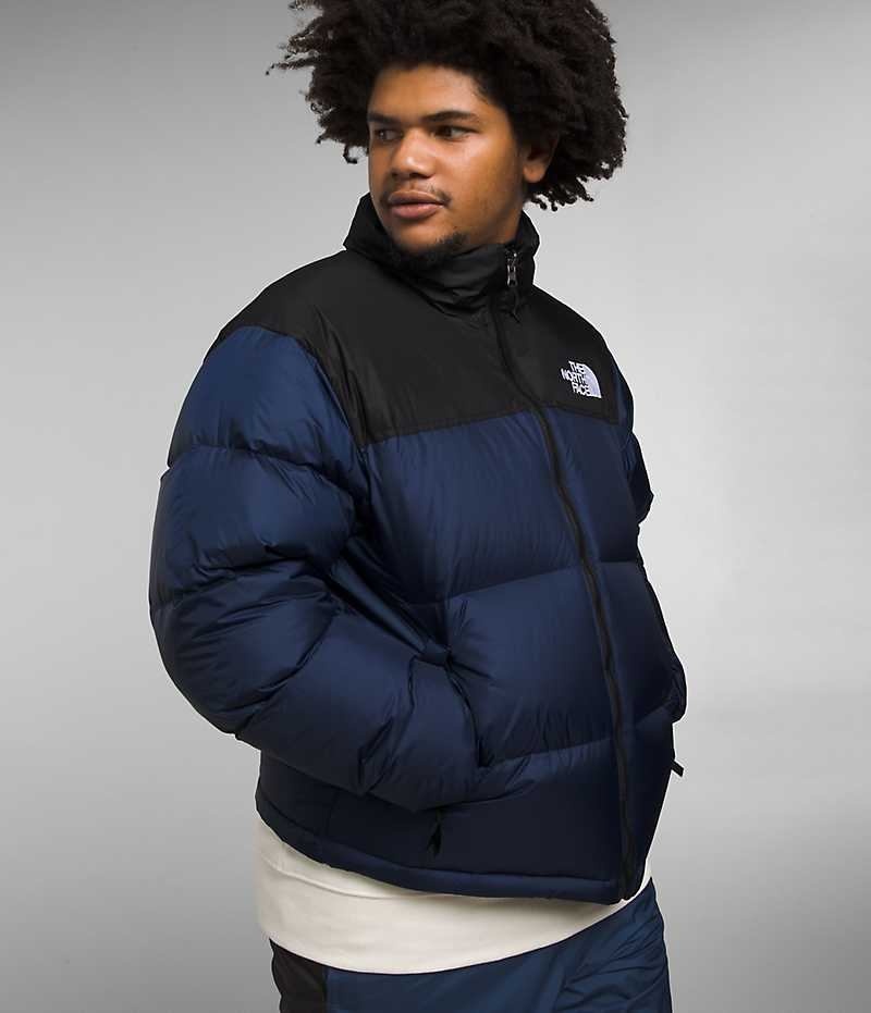 Men\'s The North Face 1996 Retro Nuptse Down Jacket Navy / Black | OTTAWA CFTSPE