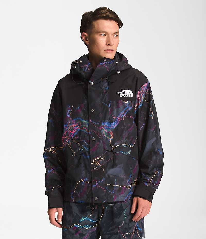 Men\'s The North Face 86 Retro Mountain Rain Jacket Black | OTTAWA NYQAXV