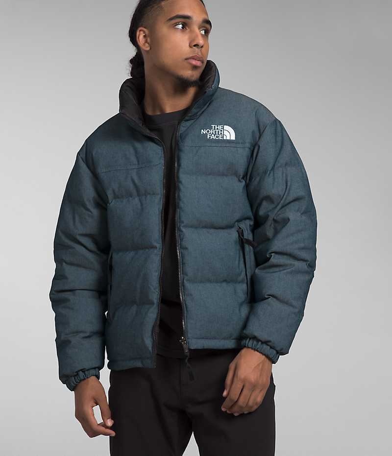 Men\'s The North Face ’92 Reversible Nuptse Down Jacket Blue | OTTAWA GWVMJP