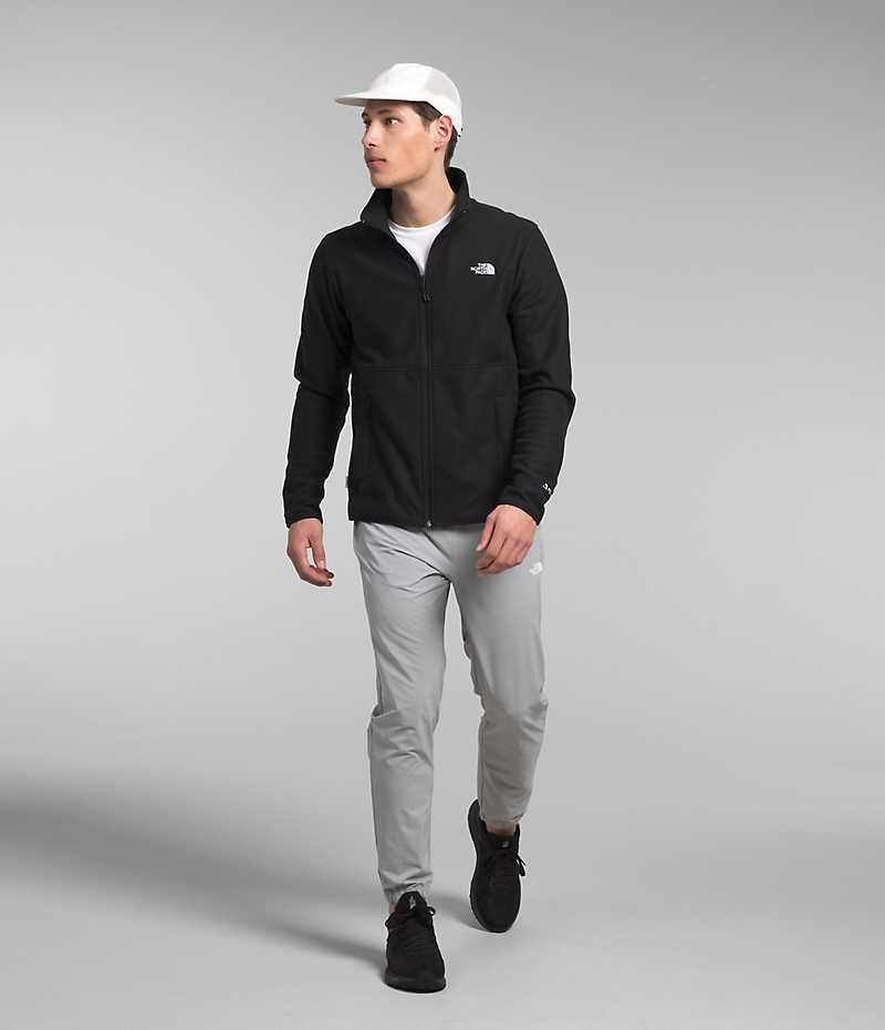 Men's The North Face Alpine Polartec® 100 Fleece Jacket Black | OTTAWA IYNFEO