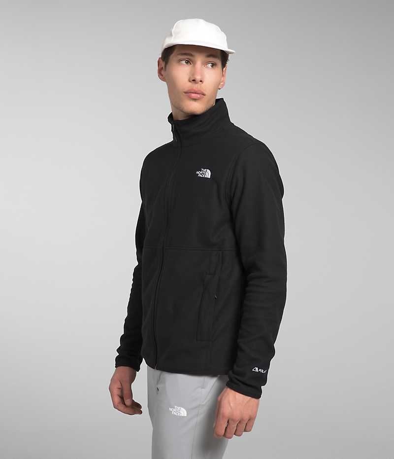 Men's The North Face Alpine Polartec® 100 Fleece Jacket Black | OTTAWA IYNFEO