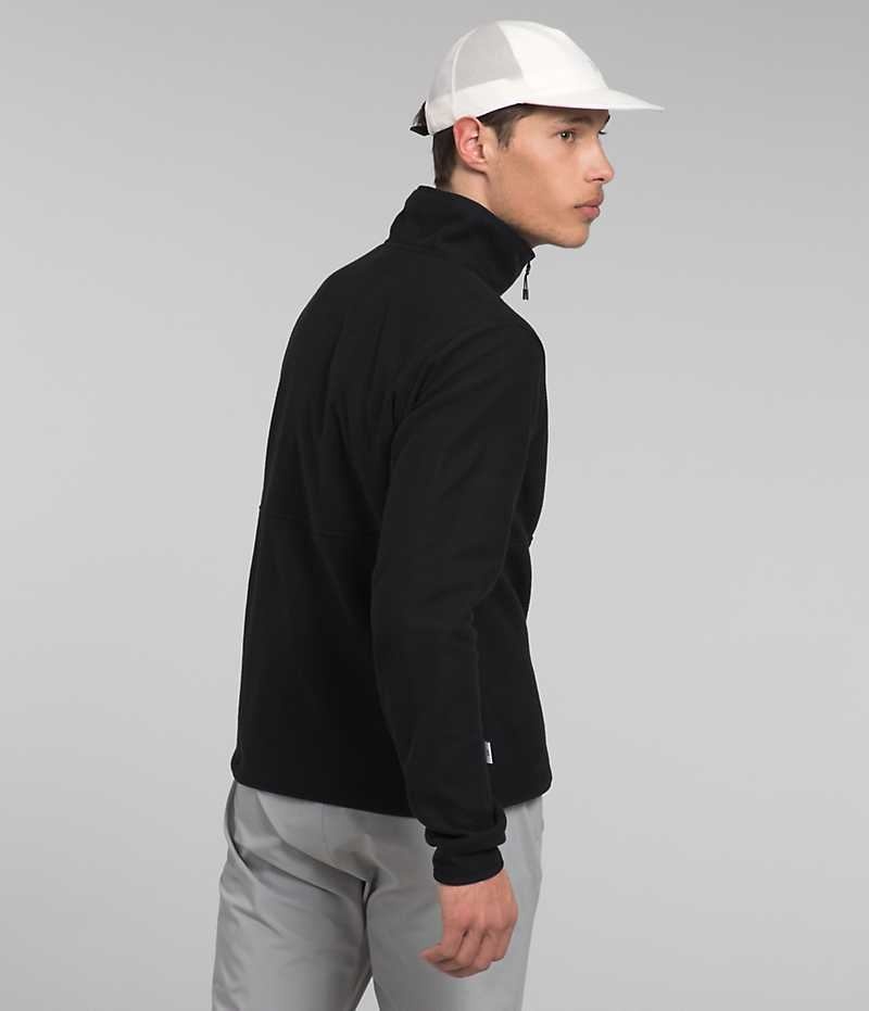 Men's The North Face Alpine Polartec® 100 ½-Zip Pullover Black | OTTAWA OUJEXB