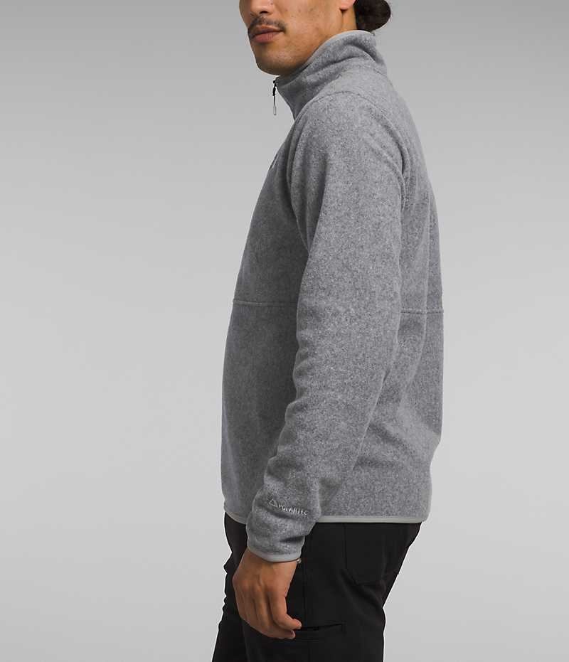 Men's The North Face Alpine Polartec® 100 ½-Zip Pullover Grey | TORONTO GEYRQZ