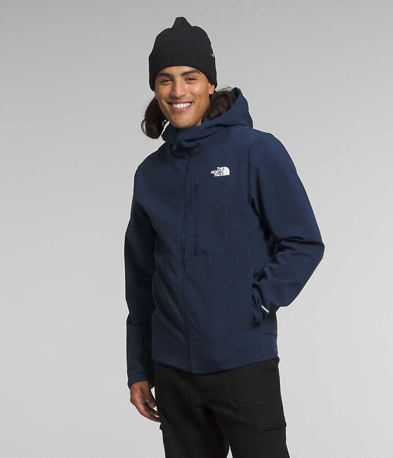 Men\'s The North Face Apex Bionic 3 Softshell Jacket Navy | CANADA GRBZVO