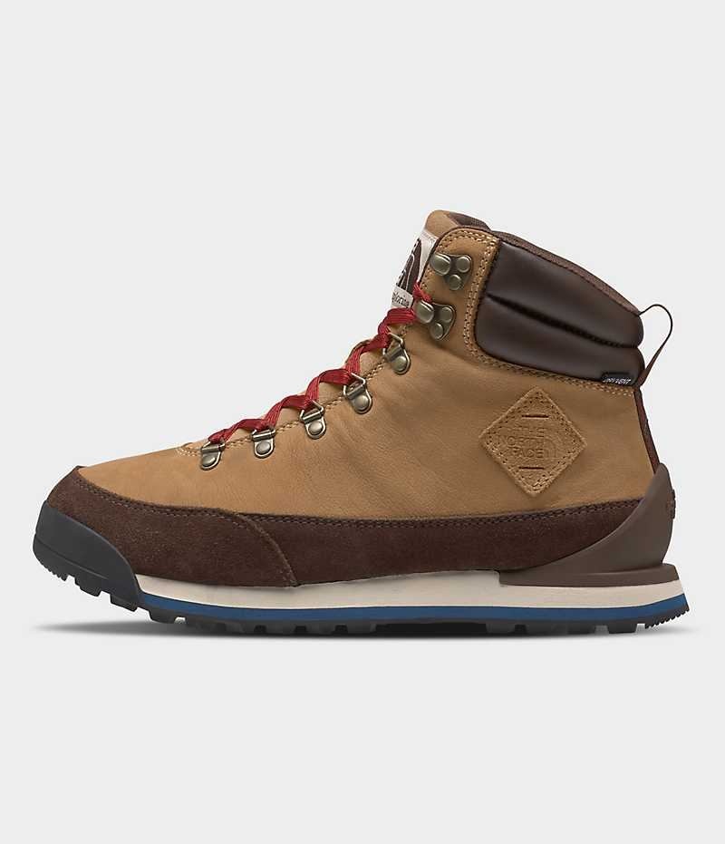 Men\'s The North Face Back-To-Berkeley IV Leather Waterproof Winter Boots Brown | OTTAWA YVIWSL