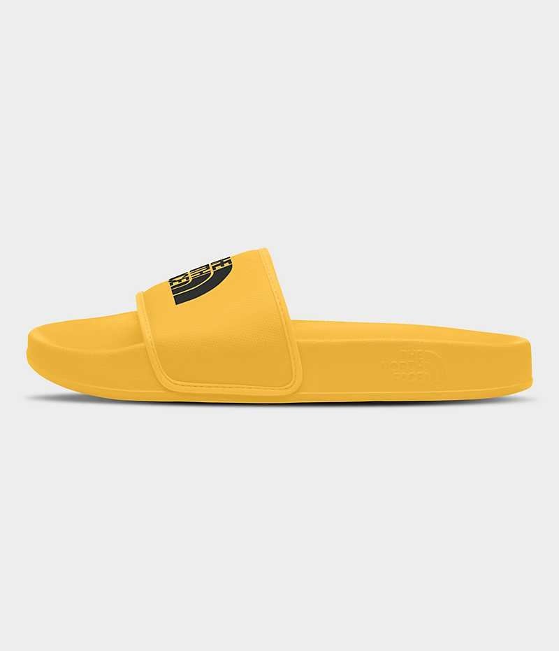 Men\'s The North Face Base Camp III Slides Gold | CANADA YBUZTW