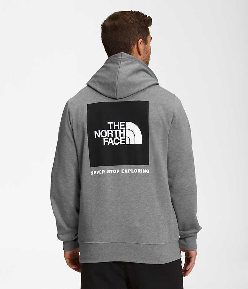 Men\'s The North Face Box NSE Pullover Hoodie Grey | OTTAWA AGFJTY