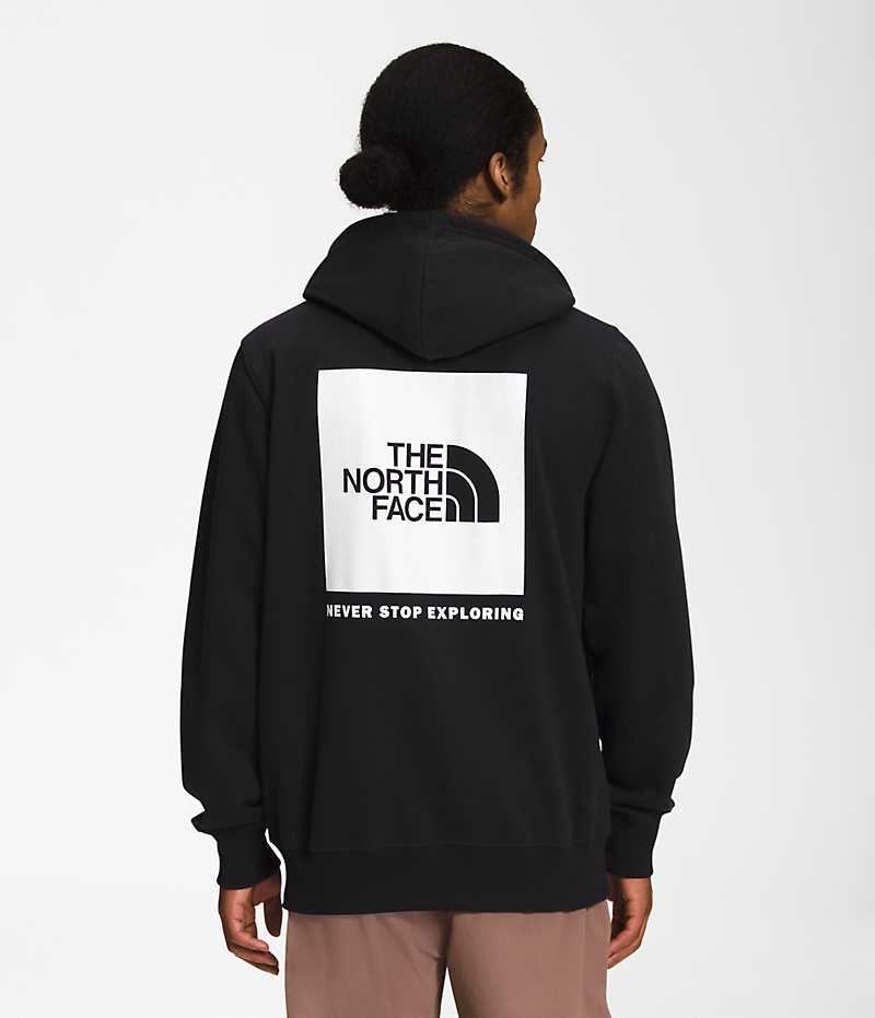 Men\'s The North Face Box NSE Pullover Hoodie Black | TORONTO FQLOHX