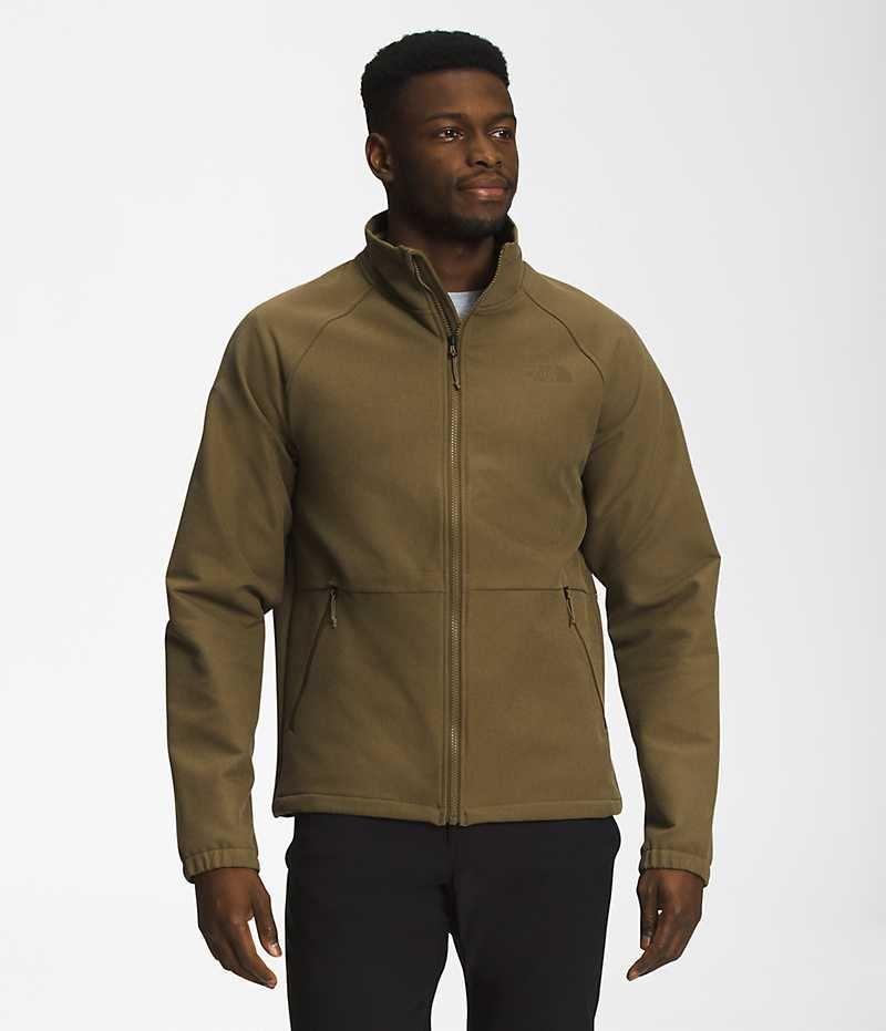 Men\'s The North Face Camden Softshell Jacket Olive | CANADA AGMPVL