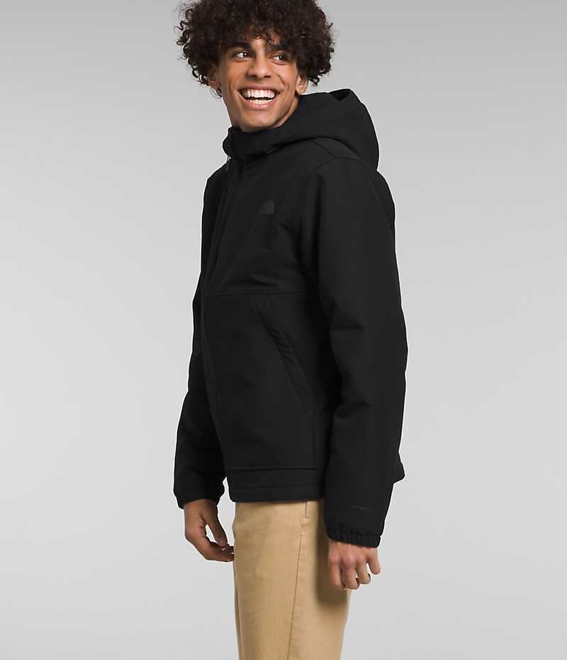 Men's The North Face Camden Thermal Hoodie Softshell Jacket Black | TORONTO LBHAEC