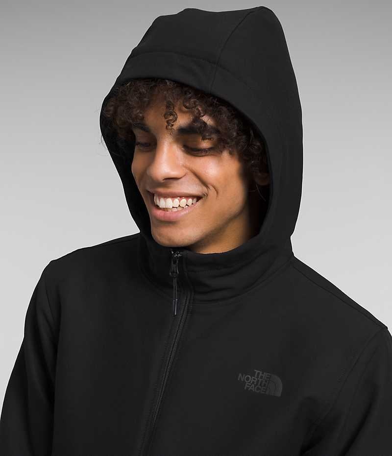 Men's The North Face Camden Thermal Hoodie Softshell Jacket Black | TORONTO LBHAEC