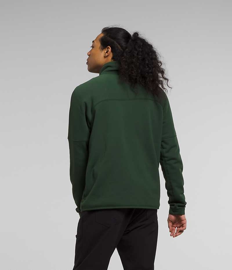 Men's The North Face Canyonlands High Altitude ½-Zip Pullover Green | CANADA BZTKQL