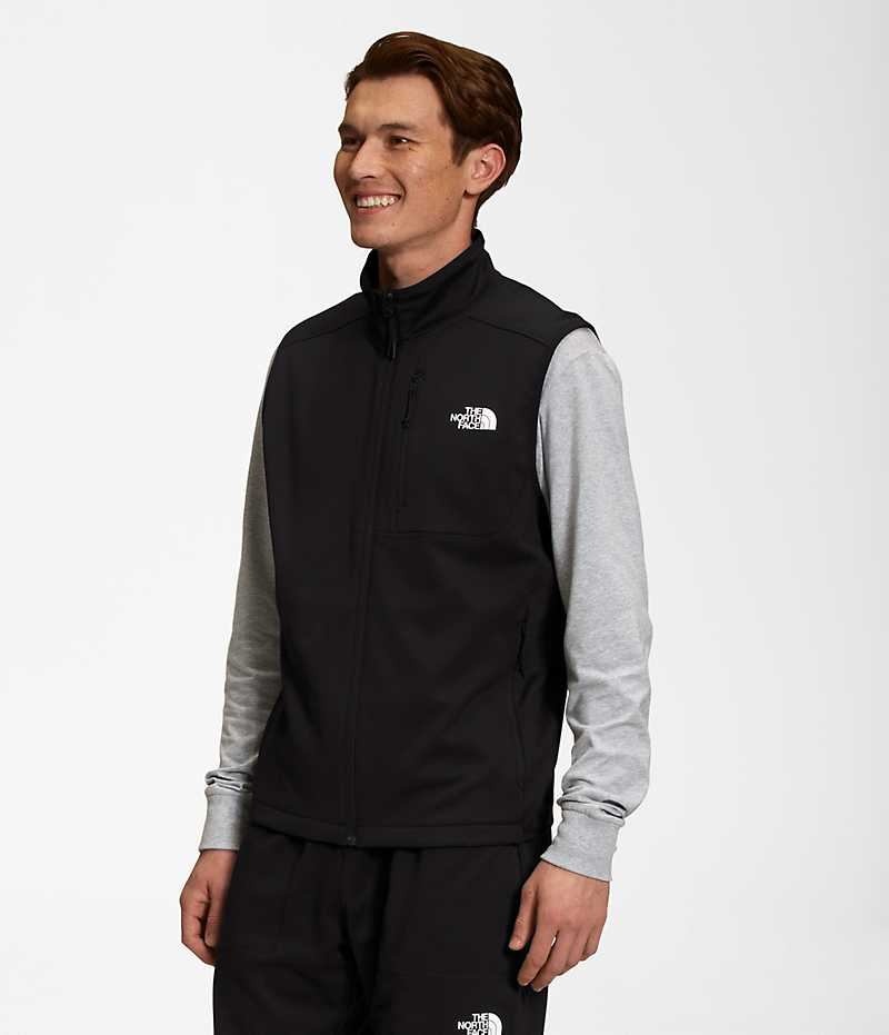 Men's The North Face Canyonlands Vest Black | TORONTO NFUMYB