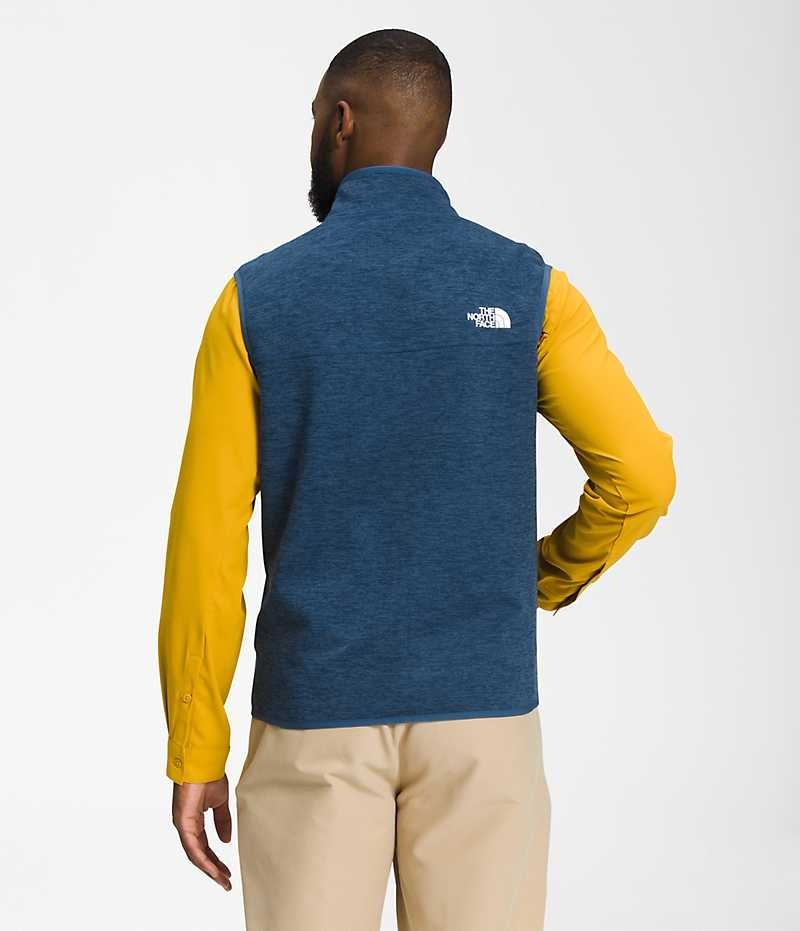 Men's The North Face Canyonlands Vest Blue | CANADA XFCIHM