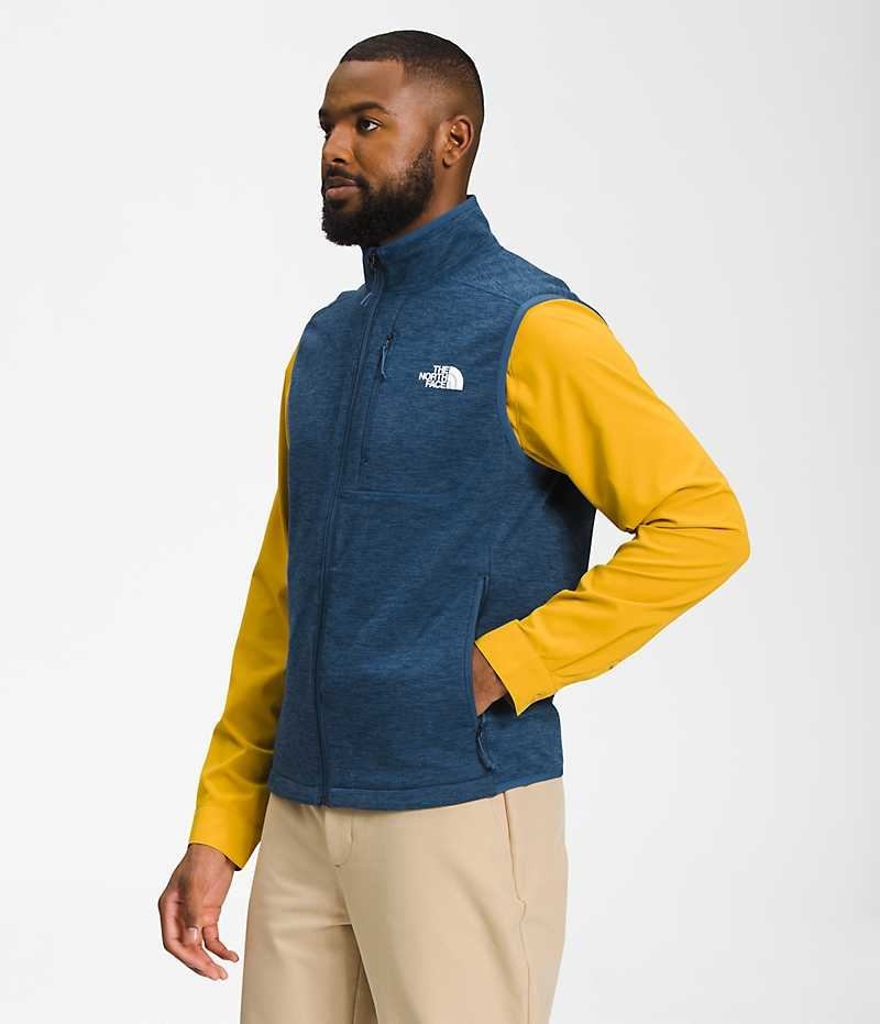 Men's The North Face Canyonlands Vest Blue | CANADA XFCIHM