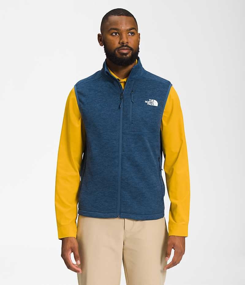 Men\'s The North Face Canyonlands Vest Blue | CANADA XFCIHM