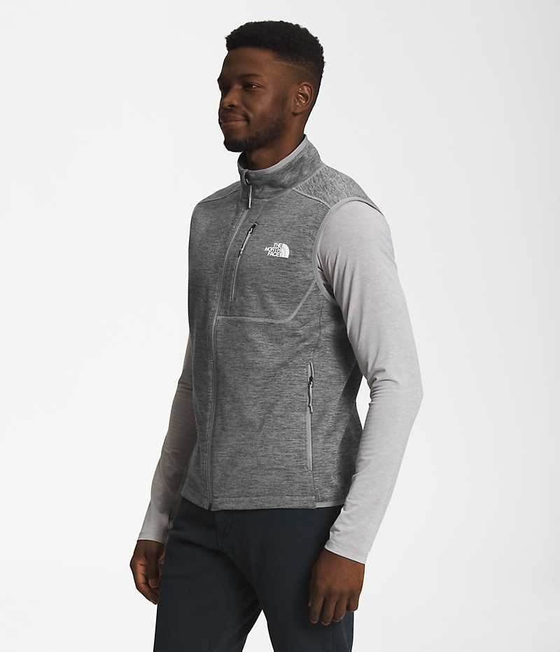 Men's The North Face Canyonlands Vest Grey | OTTAWA DJSPFY