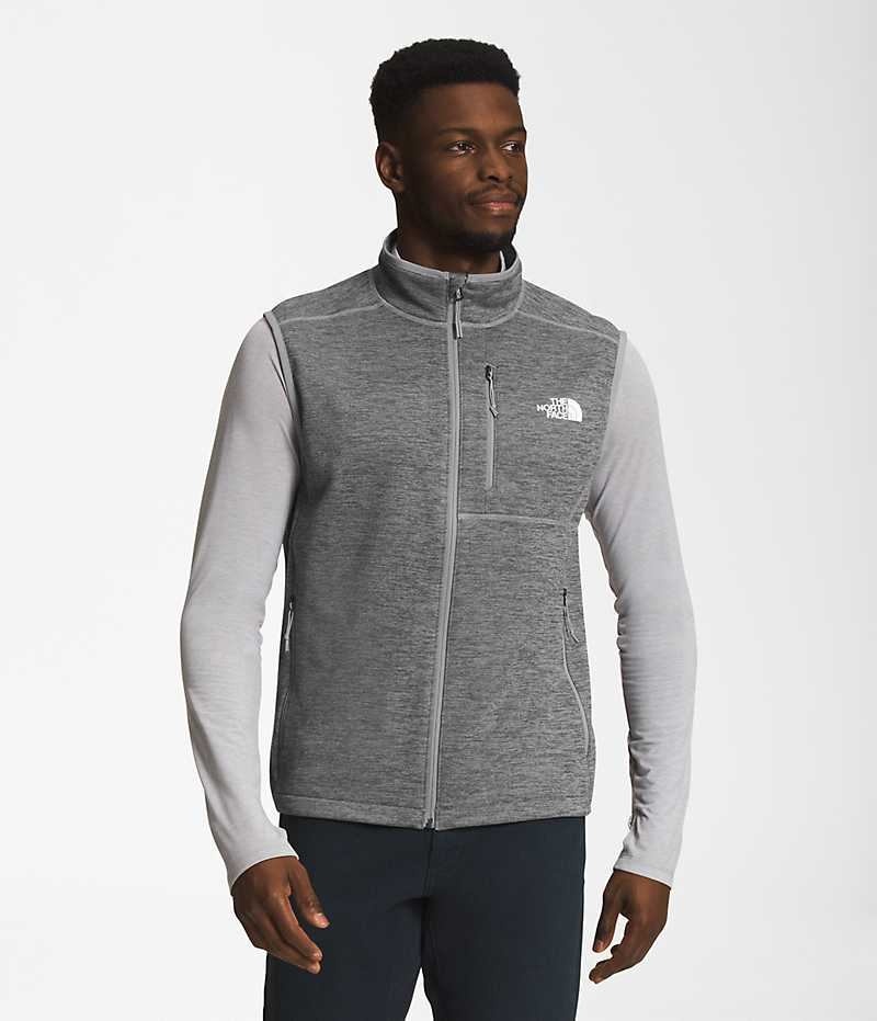 Men\'s The North Face Canyonlands Vest Grey | OTTAWA DJSPFY