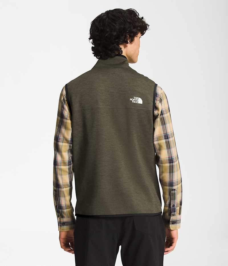 Men's The North Face Canyonlands Vest Olive | CANADA PMNHYX