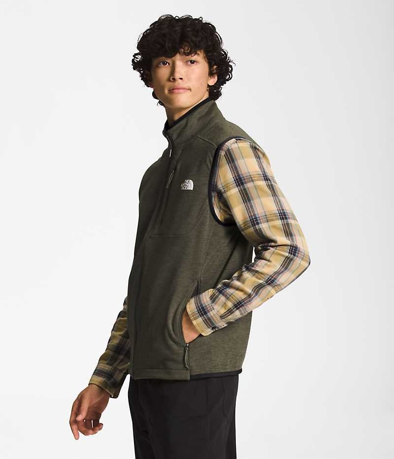 Men's The North Face Canyonlands Vest Olive | CANADA PMNHYX