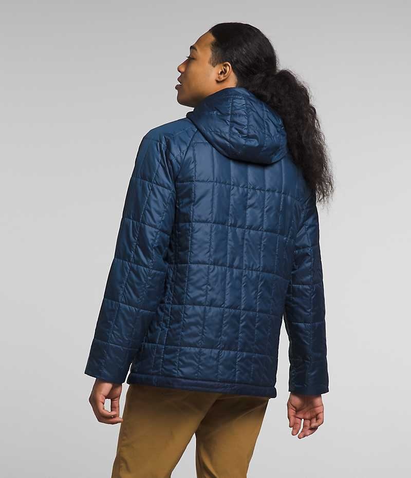 Men's The North Face Circaloft ¼-Zip Pullover Down Jacket Blue | OTTAWA BJOZTG