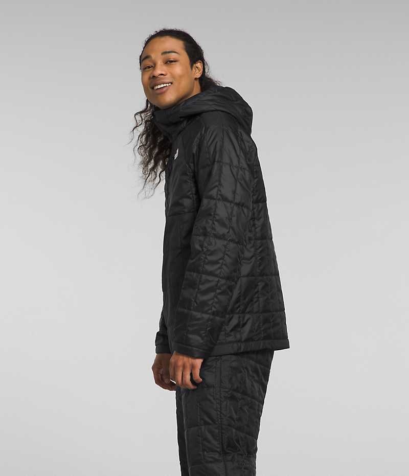 Men's The North Face Circaloft ¼-Zip Pullover Down Jacket Black | CANADA XWTLNH