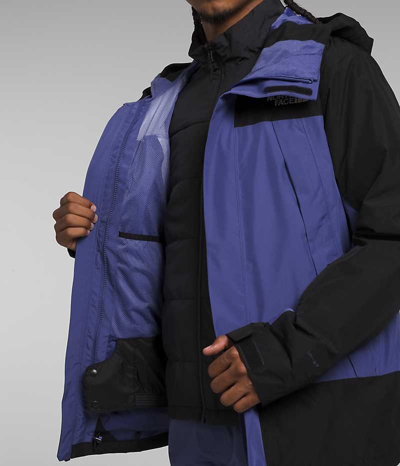 Men's The North Face Clement Triclimate® Insulated Jacket Blue / Black | TORONTO DRTVQG