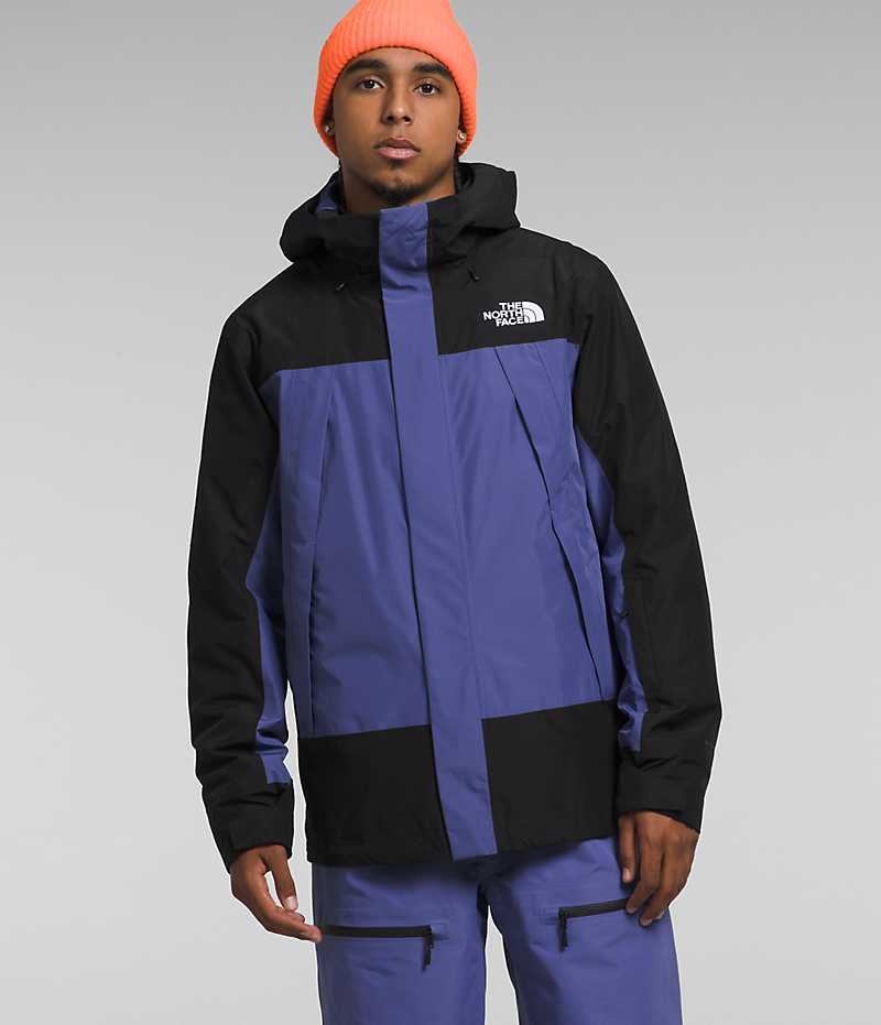 Men\'s The North Face Clement Triclimate® Insulated Jacket Blue / Black | TORONTO DRTVQG