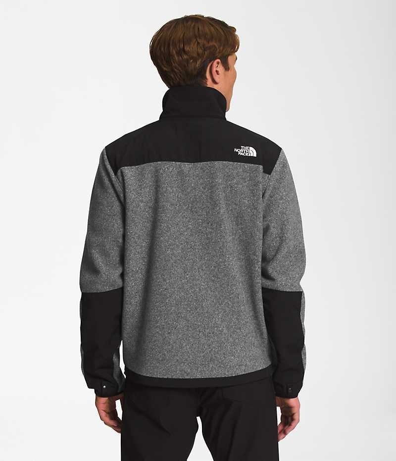 Men's The North Face Denali Fleece Jacket Grey | CANADA VEZXIW