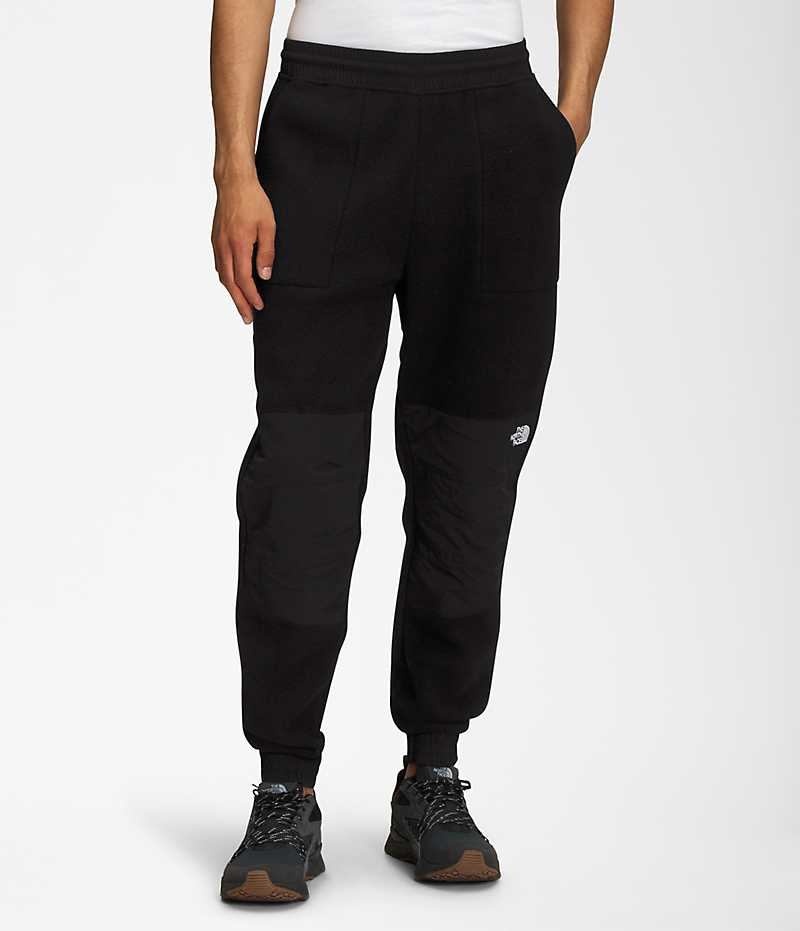 Men\'s The North Face Denali Fleece Pants Black | TORONTO RWVOPI